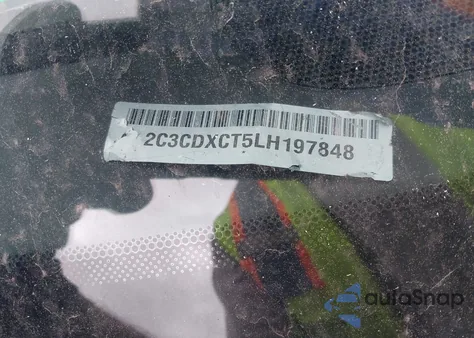 2020 Dodge Charger R/T Rwd z USA, uszkodzony, nr VIN 2C3CDXCT5LH197848